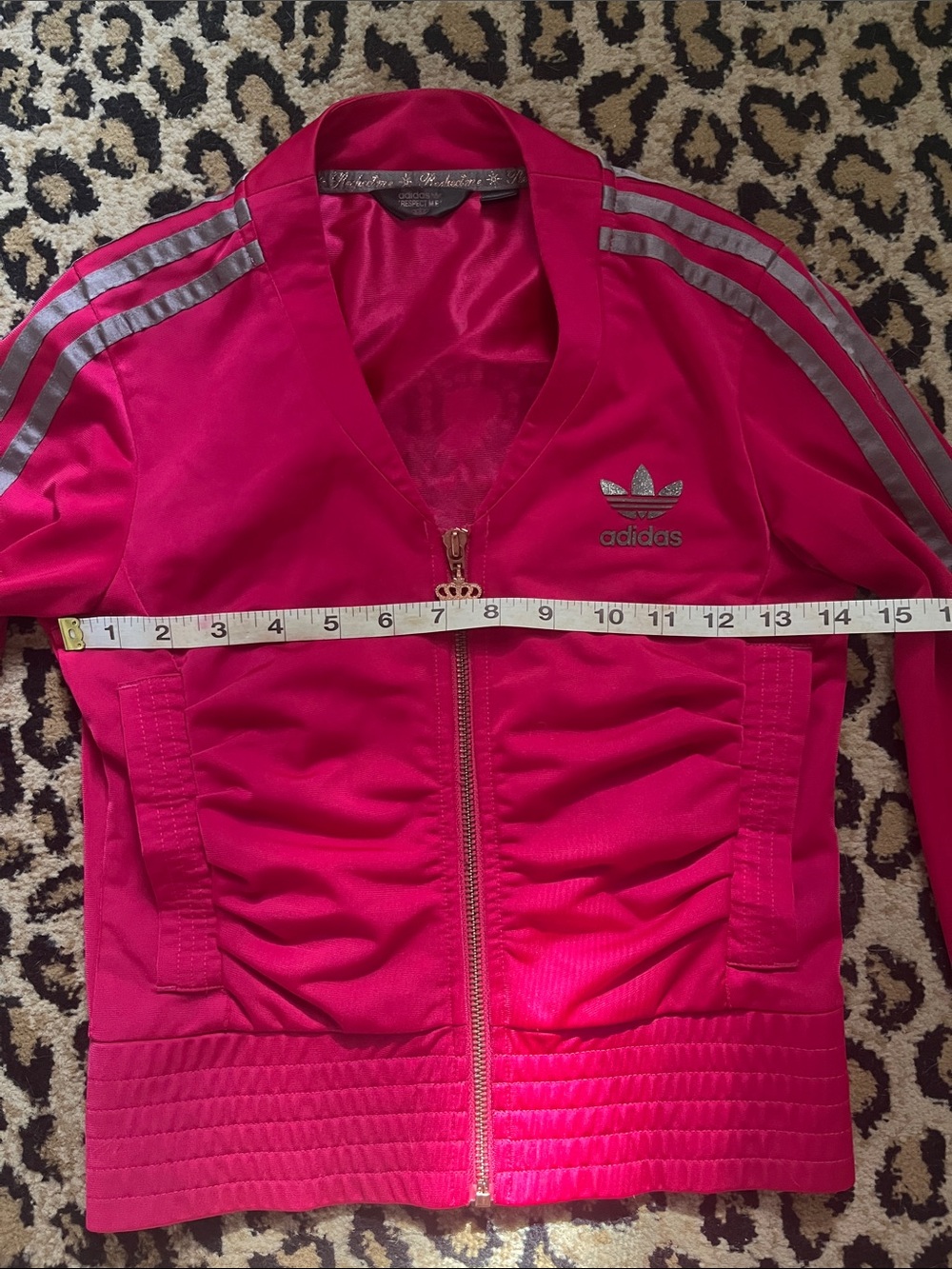 Adidas Hot Pink Track Jacket - Picture 2 of 4